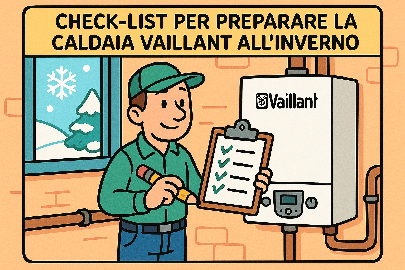 check list preparazione caldaia inverno