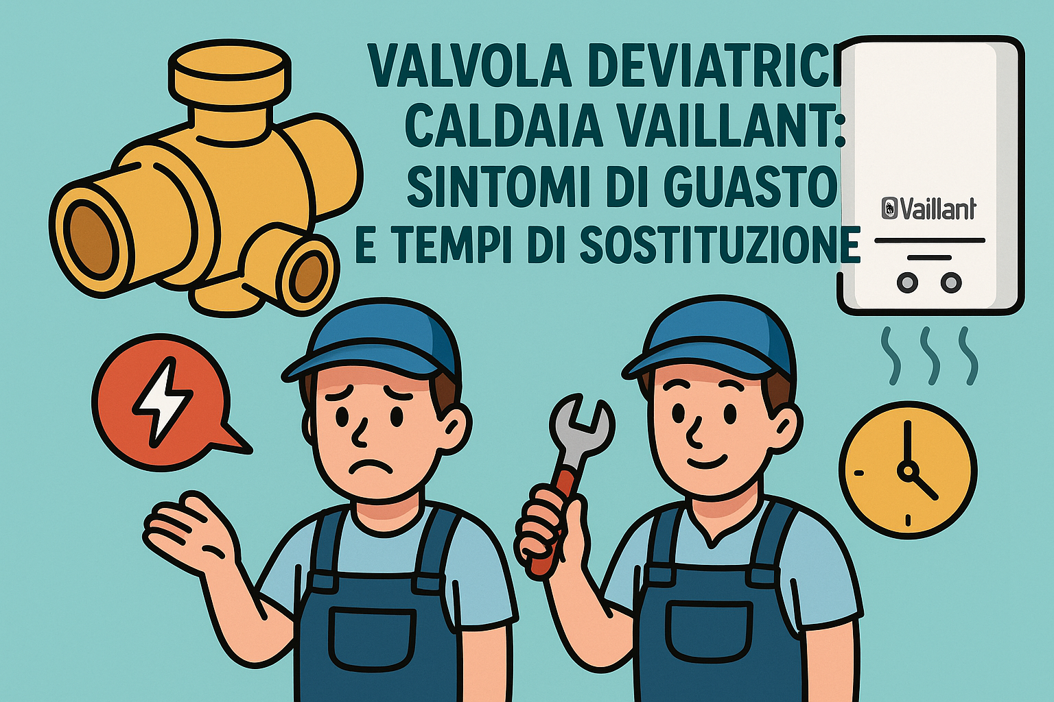 valvola deviatrice caldaia vaillant sintomi di guasto e tempi di sostituzione