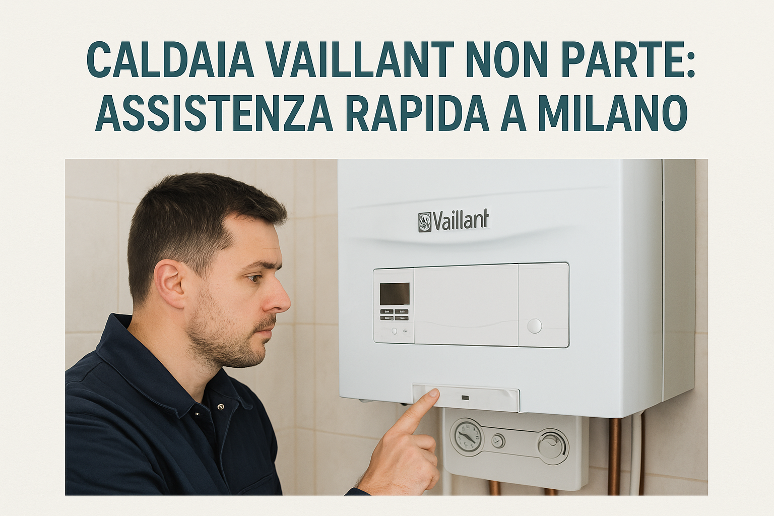 caldaia vaillant assistenza rapida milano
