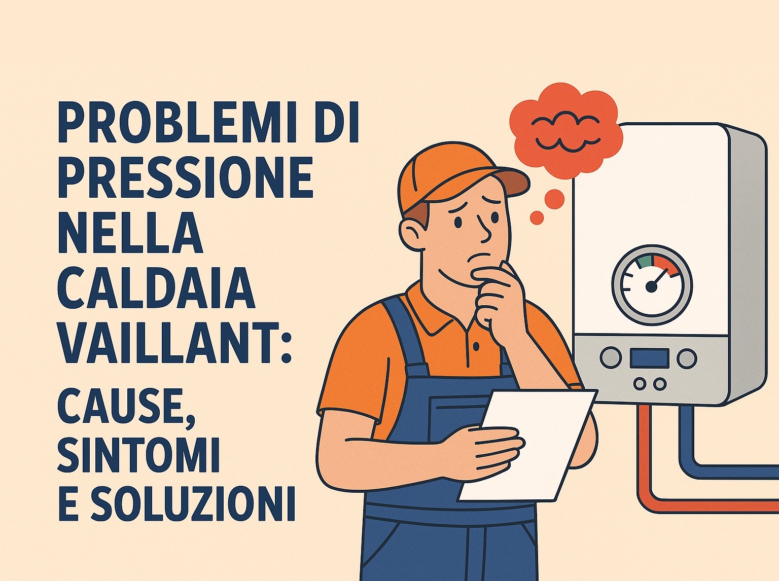 problema pressione caldaia vaillant